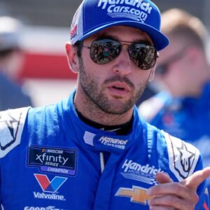 Hendrick Cars driver Chase Elliott on pit road during the Great Clips 200 at Darlington Raceway.