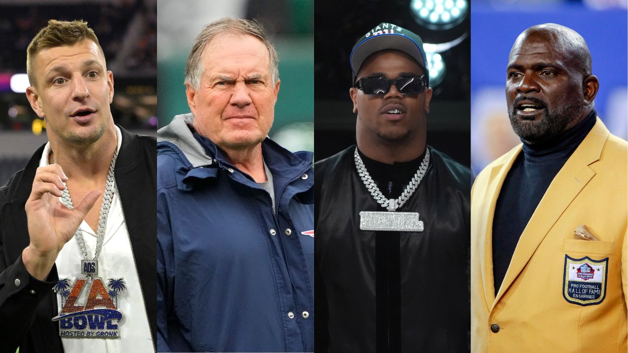 Rob Gronkowski, Bill Belichick, Abdul Carter, Lawrence Taylor