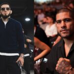 Islam Makhachev (L), Alex Pereira (R)