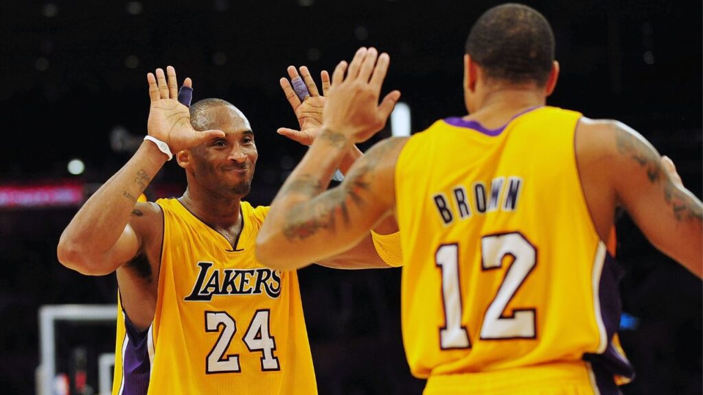 Kobe Bryant and Shannon Brown, LA Lakers