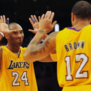 Kobe Bryant and Shannon Brown, LA Lakers