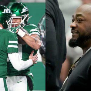 Aaron Rodgers, Allen Lazard, Steelers HC Mike Tomlin