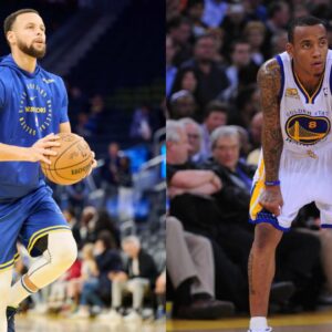 Stephen Curry(L) and Monta Ellis(R)