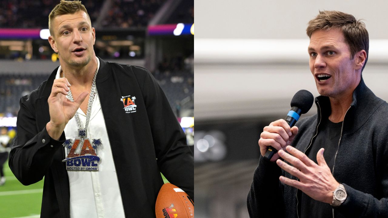 Rob Gronkowski and Tom Brady