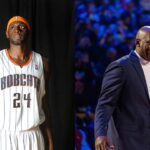 Darius Miles (L), Michael Jordan (R)