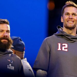 Julian Edelman and Tom Brady