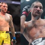 Renato Moicano (L), Sean Strickland (R)