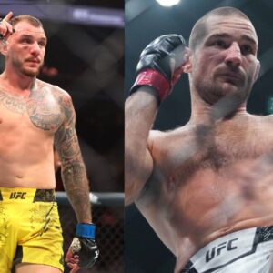 Renato Moicano (L), Sean Strickland (R)