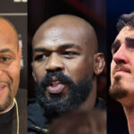 Daniel Cormier, Jon Jones and Tom Aspinall