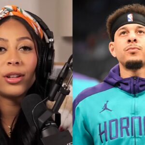 Sydel Curry-Lee (L) and brother Seth Curry (R)