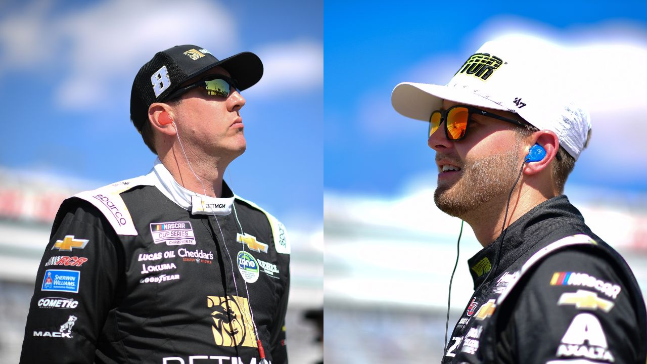Kyle Busch and William Byron