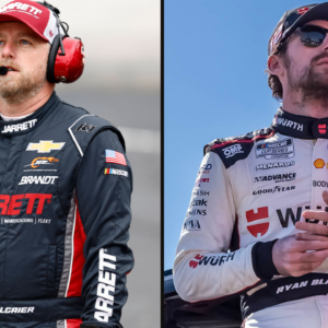 Justin Allgaier (L) and Ryan Blaney (R)