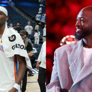 Shai Gilgeous-Alexander (L) and Dwayne Wade (R)