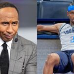 Stephen A. Smith (L) and Shai Gilgeous-Alexander (R)