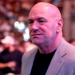 ; UFC CEO and president Dana White during UFC 303 at T-Mobile Arena.