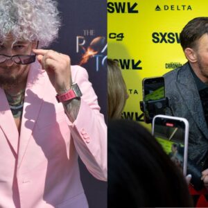 Sean O'Malley (L), Conor McGregor (R)