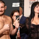 Sean Strickland (L), Nina Marie Daniele (R)