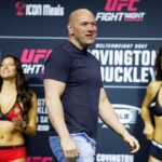 UFC CEO Dana White during weigh-ins for UFC Fight Night at Amalie Arena.