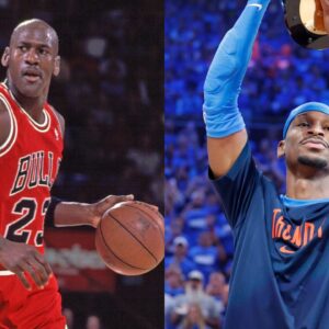 Michael Jordan and Shai Gilgeous-Alexander