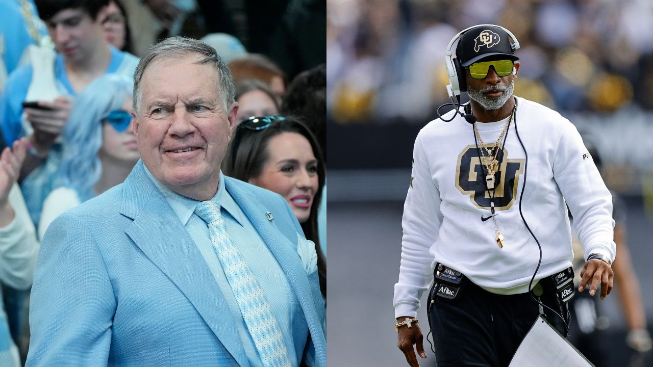 Bill Belichick and Deion Sanders