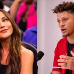 Kay Adams and Patrick Mahomes