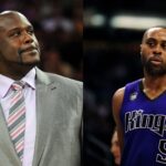 Shaquille O'Neal (L) and Kenny Thomas (R)