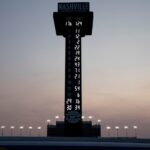 NASCAR Cup Series driver Denny Hamlin (11) leads the race with 176 laps to go during the Cracker Barrel 400 NASCAR Cup Series race at Nashville Superspeedway in Lebanon, Tenn., Sunday, June 1, 2025.