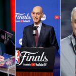 Roger Goodell, Adam Silver and Rob Manfred