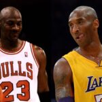 Michael Jordan (L) and Kobe Bryant (R)