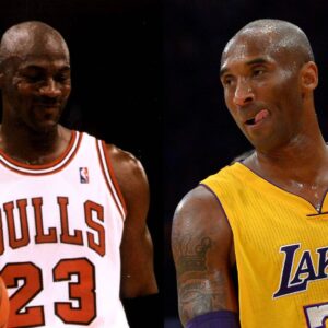 Michael Jordan (L) and Kobe Bryant (R)