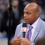 NBA TV analyst Charles Barkley talks on set before game three of the 2024 NBA Finals between the Boston Celtics and the Dallas Mavericks at American Airlines Center