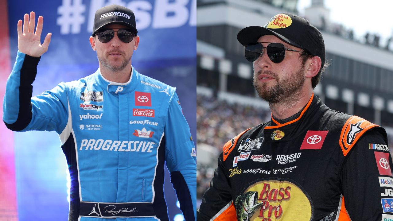 Denny Hamlin and Chase Briscoe