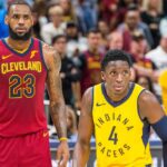 LeBron James (L) and Victor Oladipo (R) face off in the first round of the 2018 Playoffs Image Credits: Trevor Ruszkowski-Imagn Images