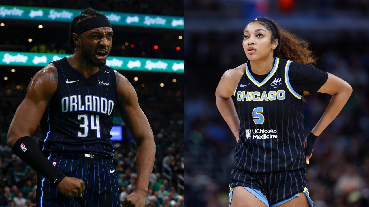 Wendell Carter Jr. (L), Angel Reese (R)