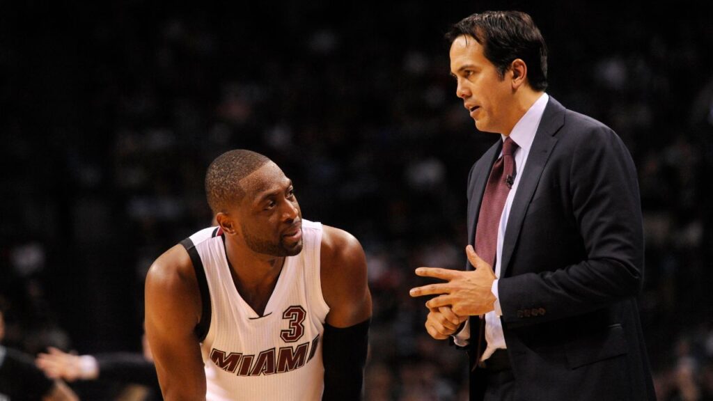 Apr 23, 2016; "What Are We Doing?": Dwyane Wade Was Confused By Pat Riley Hiring First-Timer Erik Spoelstra As Heat Coach
