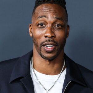 American professional basketball player Dwight Howard arrives at the 2021 AFI Fest - Closing Night Premiere Of Warner Bros. Pictures' 'King Richard' held at the TCL Chinese Theatre IMAX on November 14, 2021 in Hollywood, LA, USA