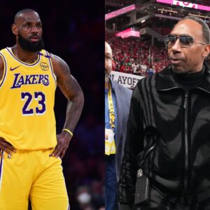 (L) LeBron James (R) Stephen A. Smith