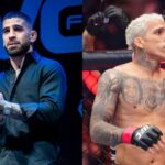 Ilia Topuria (L) and Charles Oliveira (R)