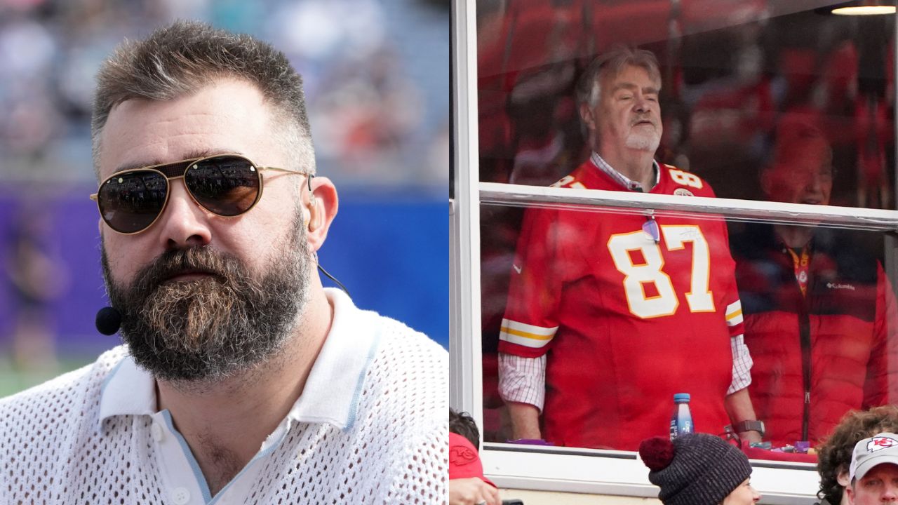 Jason Kelce and Ed Kelce