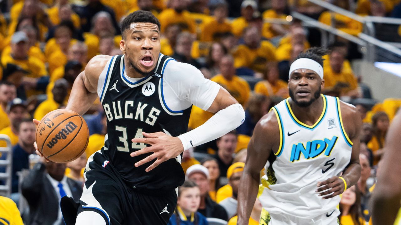 Giannis Antetokounmpo, Bucks v Pacers