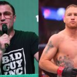 Chael Sonnen (L) and Justin Gaethje (R)