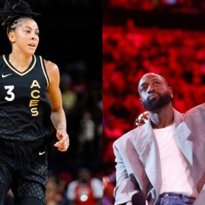 Candace Parker (L) and Dwayne Wade (R)