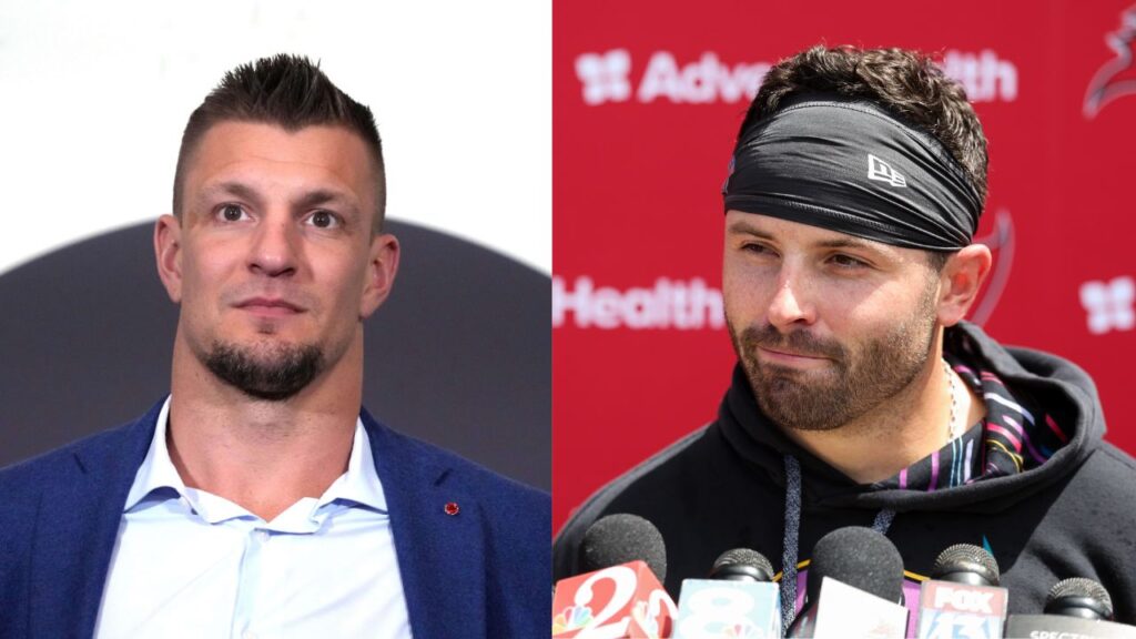 Rob Gronkowski, Baker Mayfield