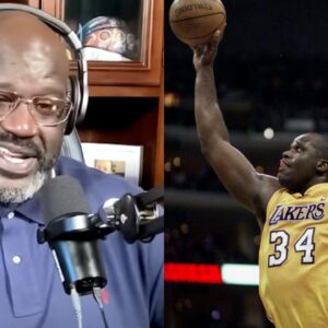 Shaquille O'Neal 2025 (L) and 2000 (R)