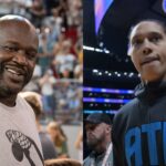 Shaquille O'Neal (L) and Brittney Griner (R)