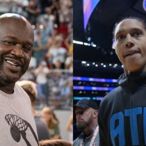 Shaquille O'Neal (L) and Brittney Griner (R)