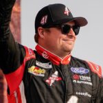 NASCAR Cup Series driver Cole Custer is introduced before the Cracker Barrel 400 at Nashville Superspeedway in Lebanon, Tenn., Sunday, June 1, 2025.