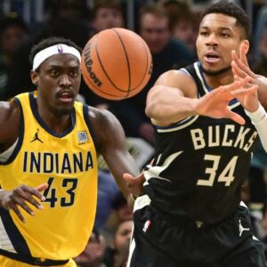 Giannis Antetokounmpo, Bucks v Pacers