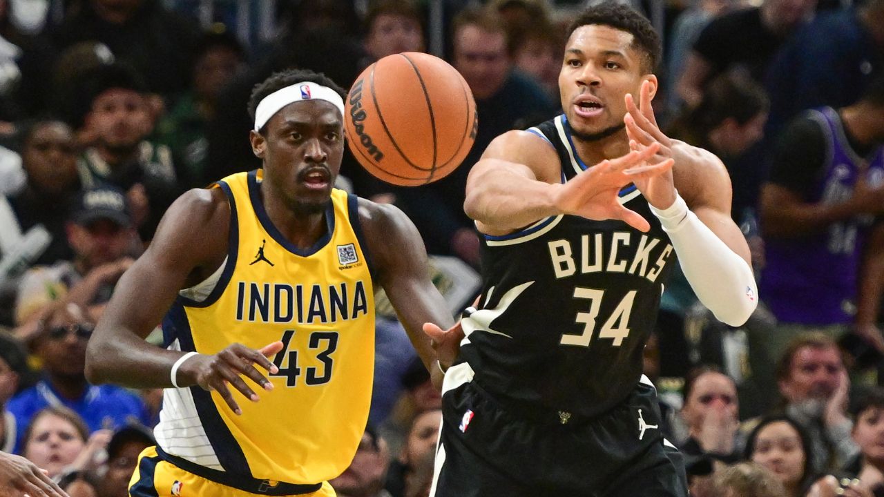 Giannis Antetokounmpo, Bucks v Pacers