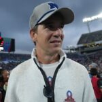 NFC coach Eli Manning reacts after the 2025 Pro Bowl Games at Camping World Stadium.